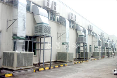 玩具工廠車間節(jié)能環(huán)保空調安裝工程案例